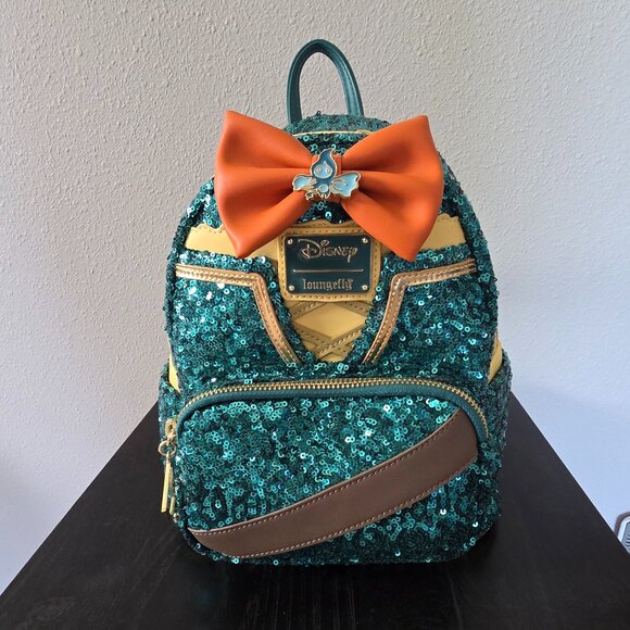 Princess Merida Sequin Mini Backpack - Picture 1 of 7